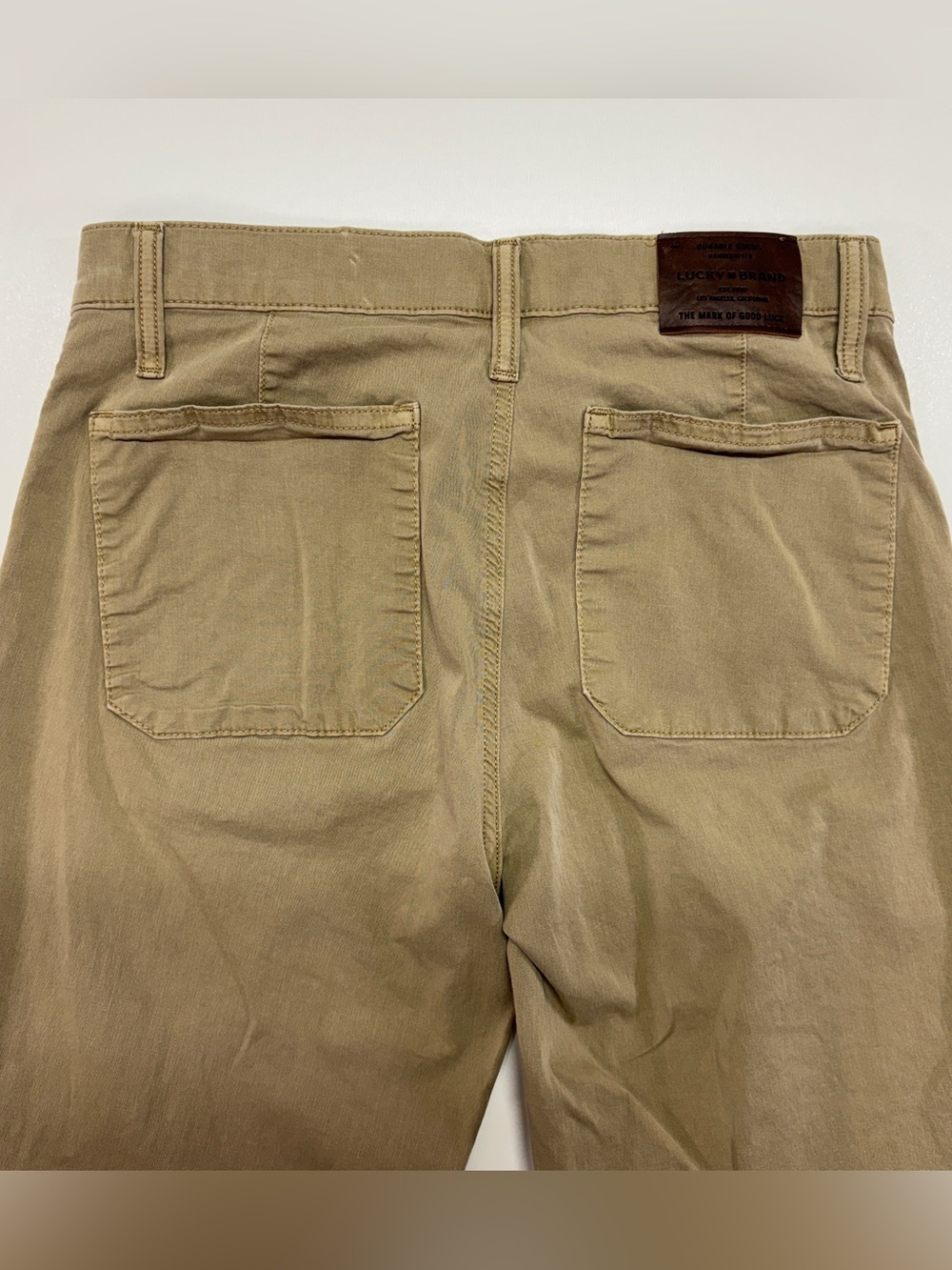 Lucky Brand The Cargo Khaki Utility Pants 4 Safari Casual Chic - Picture 6 of 13